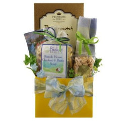 This Gift Includes:
Butterscotch Candies by Primrose Hill Confections 3 oz.
Singlebrew Coffee (Assorted Flavors)
Ranch House Chicken ‘n Pasta Soup (8 Servings)
Lake House Plaid Dishtowel 18” x 28” 100% Cotton
Roasted Salted Peanuts 4 oz.
Decorative Box Container
Gift Size 7" x 4" x 12"
Dim Weight 7 lbs. (15x9x7)